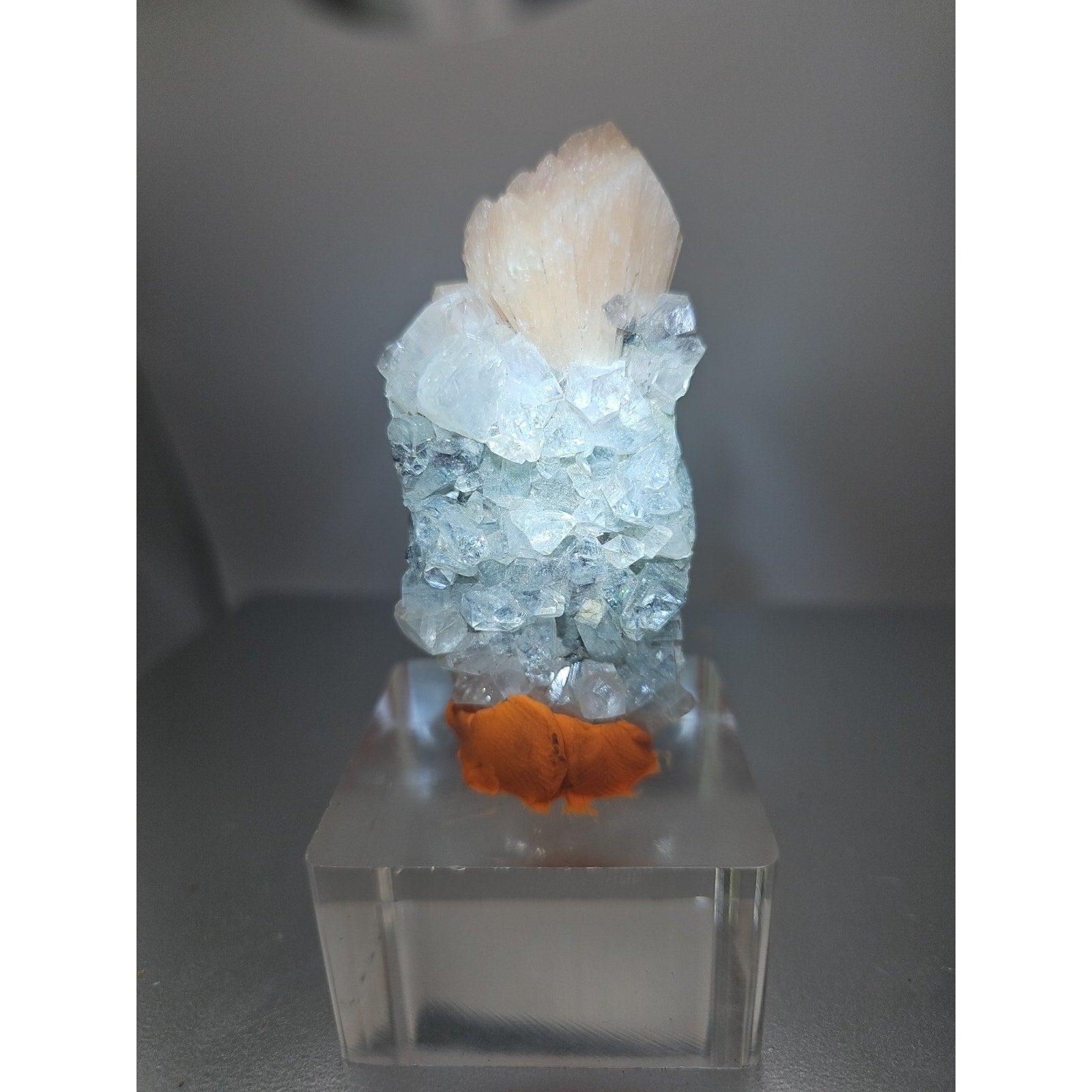 Apophyllite Pink Stilbite 51grams by CrystalCloud Company