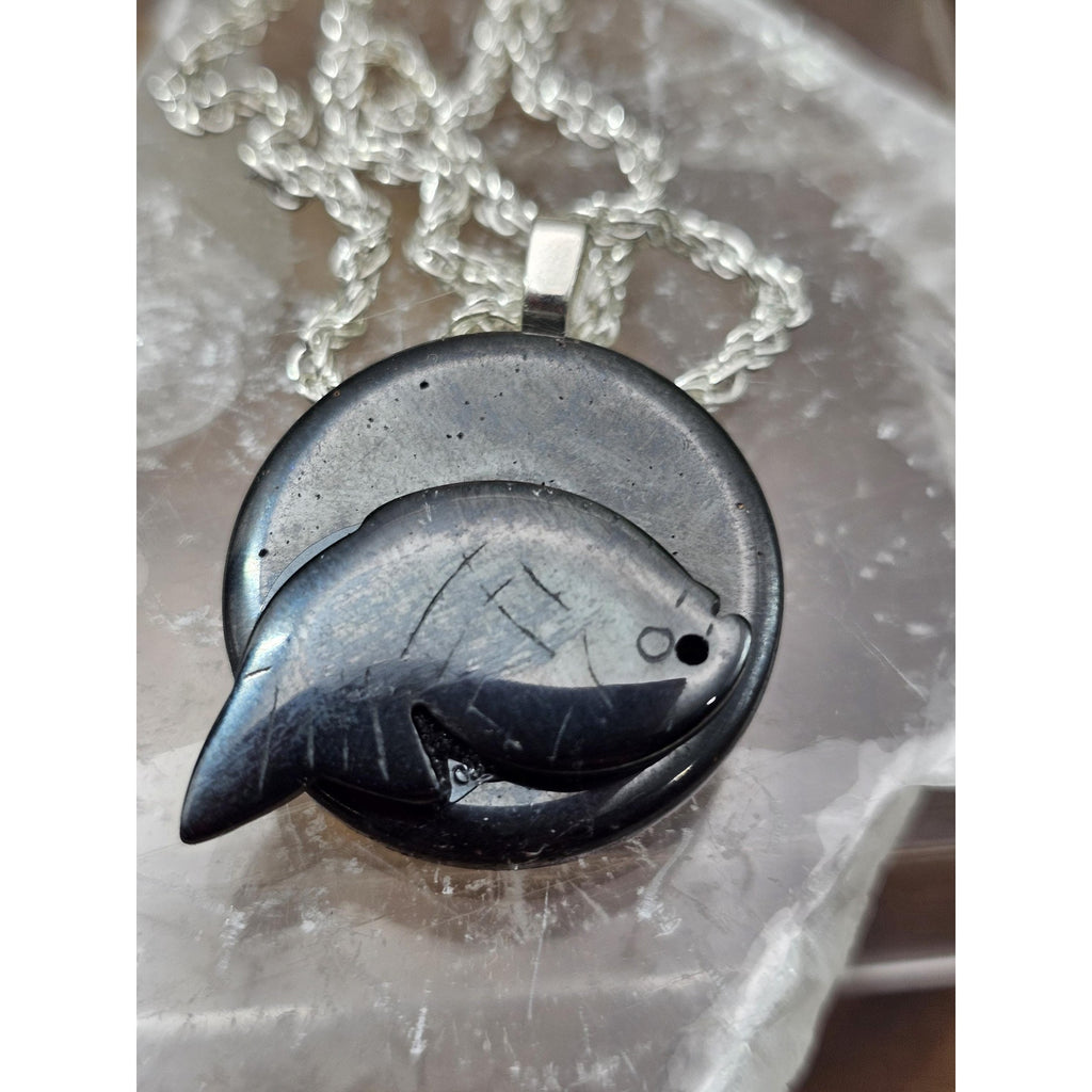 Pyrite pendant w/925 silver chain by CrystalCloud Company