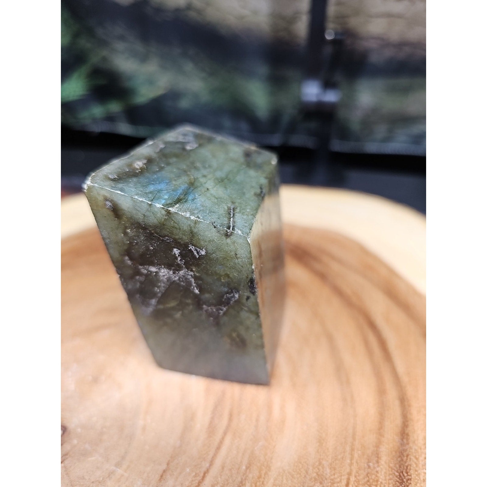 1.11LB 1Pcs Natural Rainbow Labradorite Crystal Spectrolite Stone by CrystalCloud Company