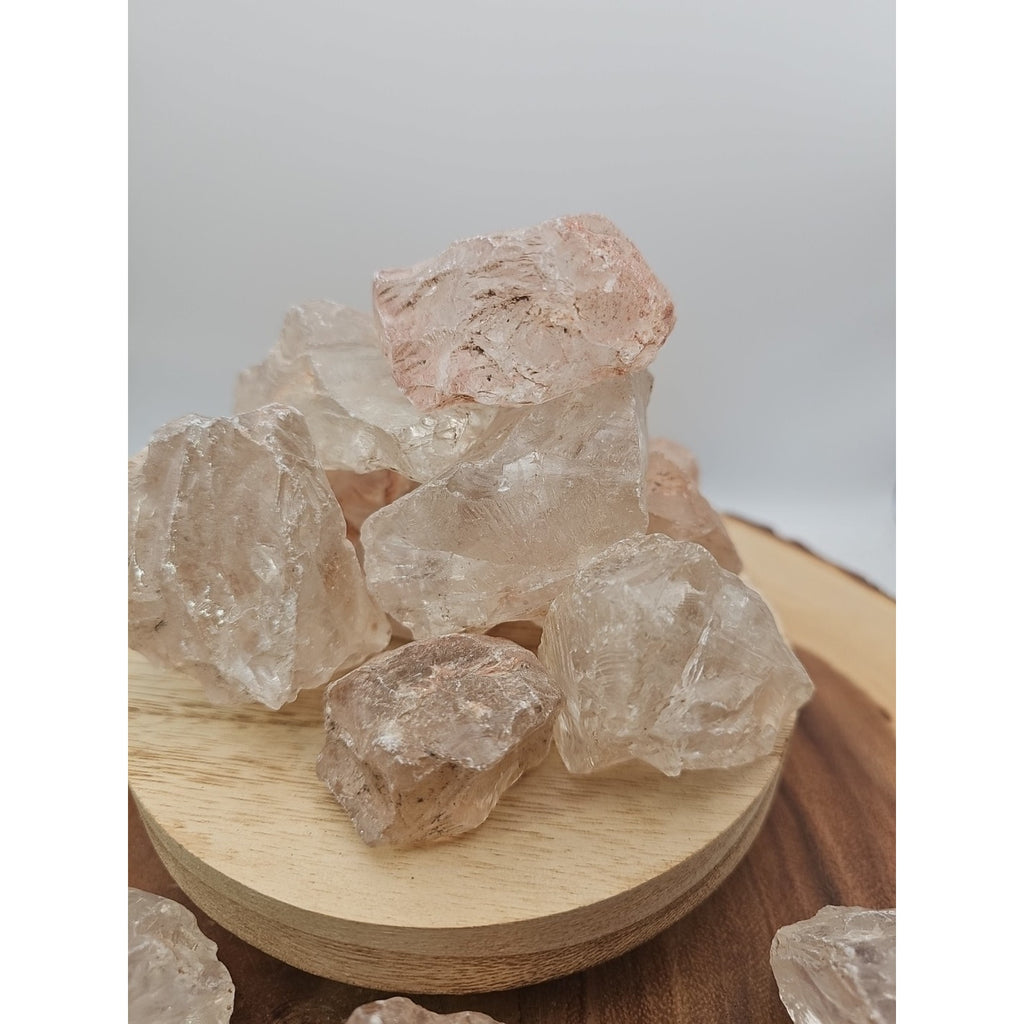 1lb Natural Raw Clear White Quartz Crystal Original Healing 5pcs Avg by CrystalCloud Company