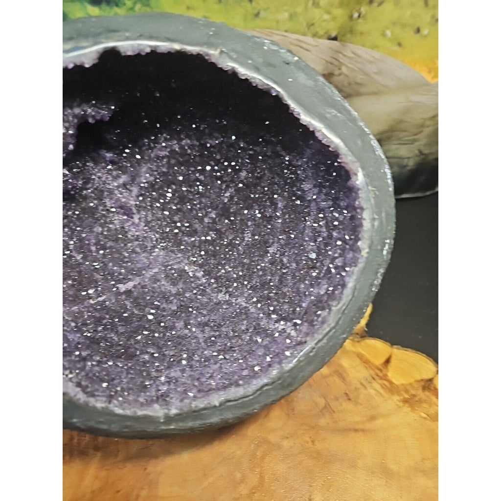 16.8LB TOPNatural Raw raw ore amethyst Quartz Crystal Money Bag Geode Reiki Gem by CrystalCloud Company