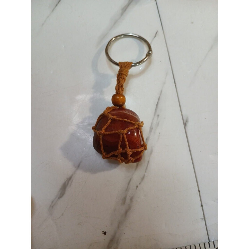 Agate key chain by CrystalCloud Company