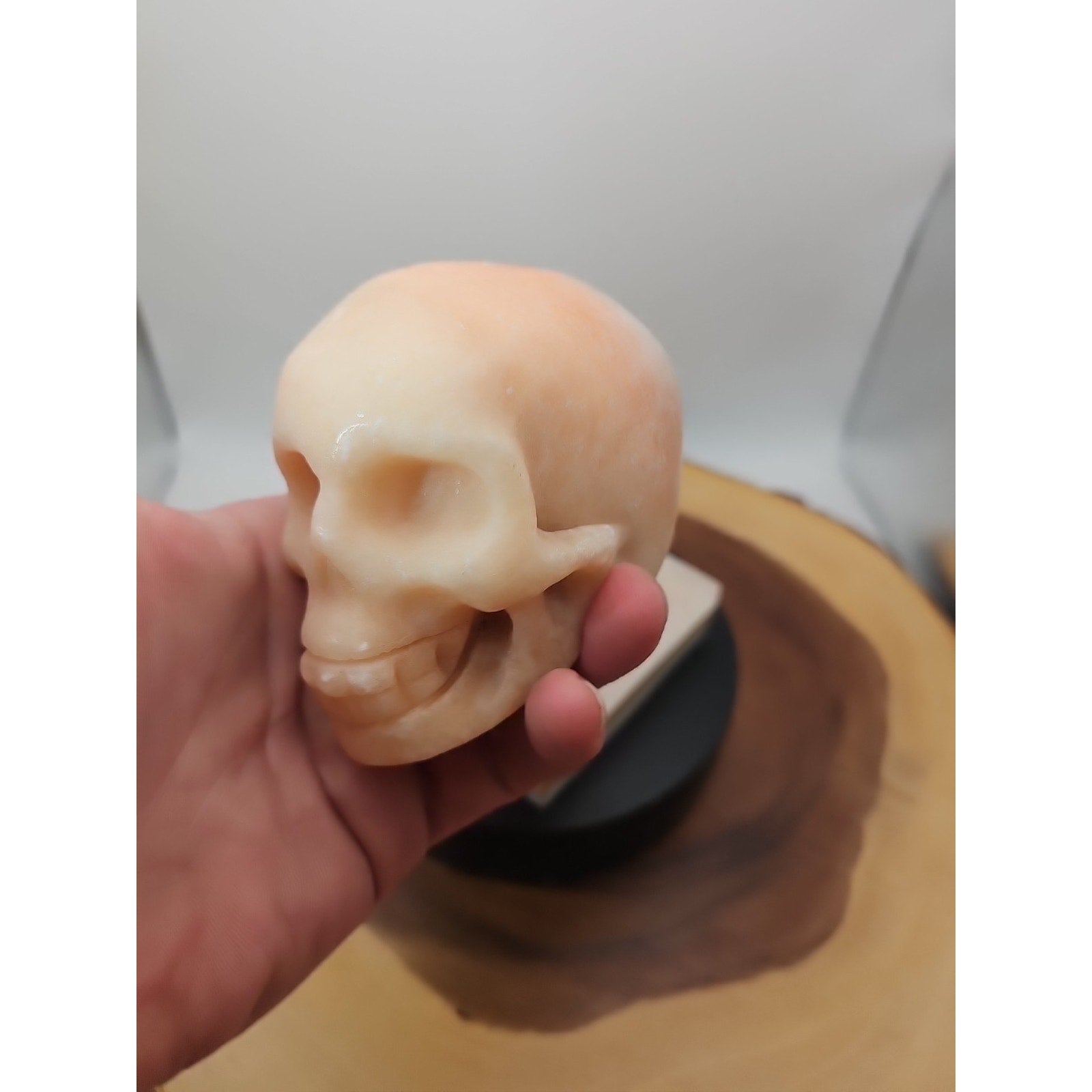 1.56 Natural sunstone Skull Crystal Carving Mixed Stones Healing by CrystalCloud Company