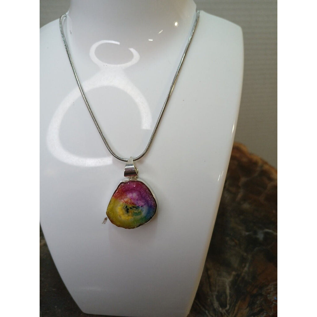Druzy Necklace by CrystalCloudCompany