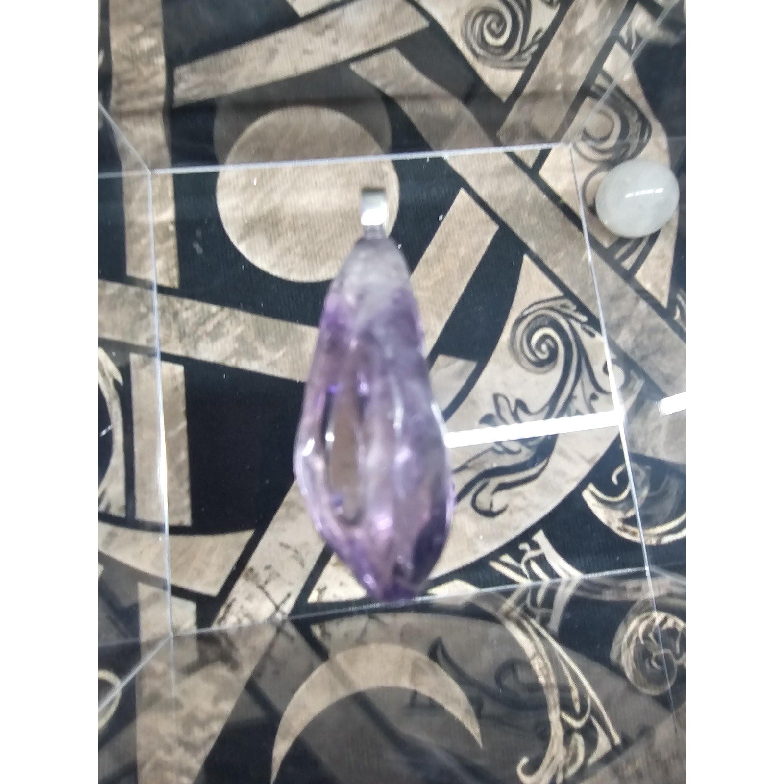 Amethyst Crystal Necklace by CrystalCloud Company
