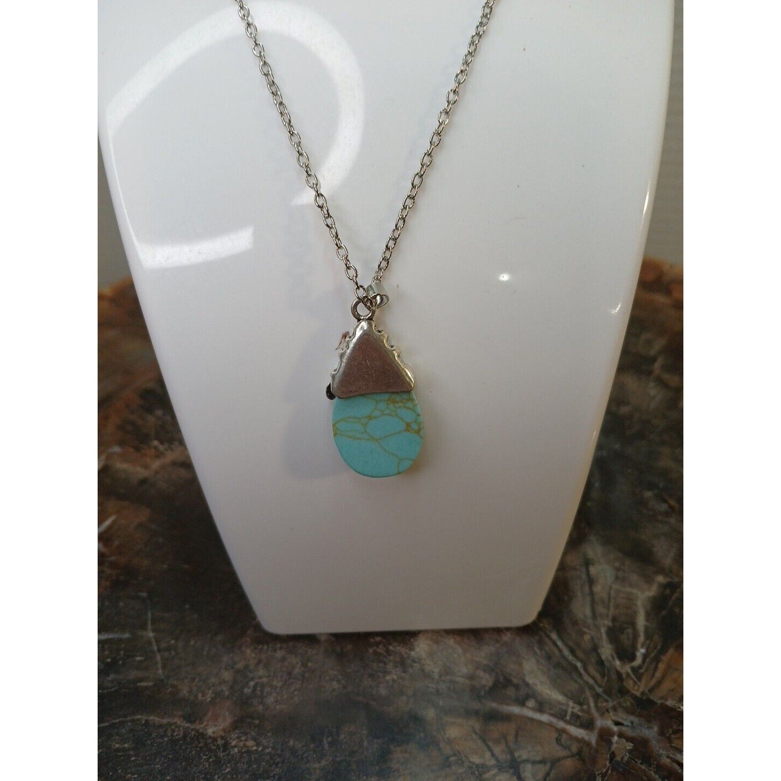 NATURAL STONE NECKLACE by CrystalCloudCompany