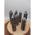 Yooperlite stone Tower UV Reactive 4in Tall Avg 98grams Avg 1 Each by CrystalCloud Company