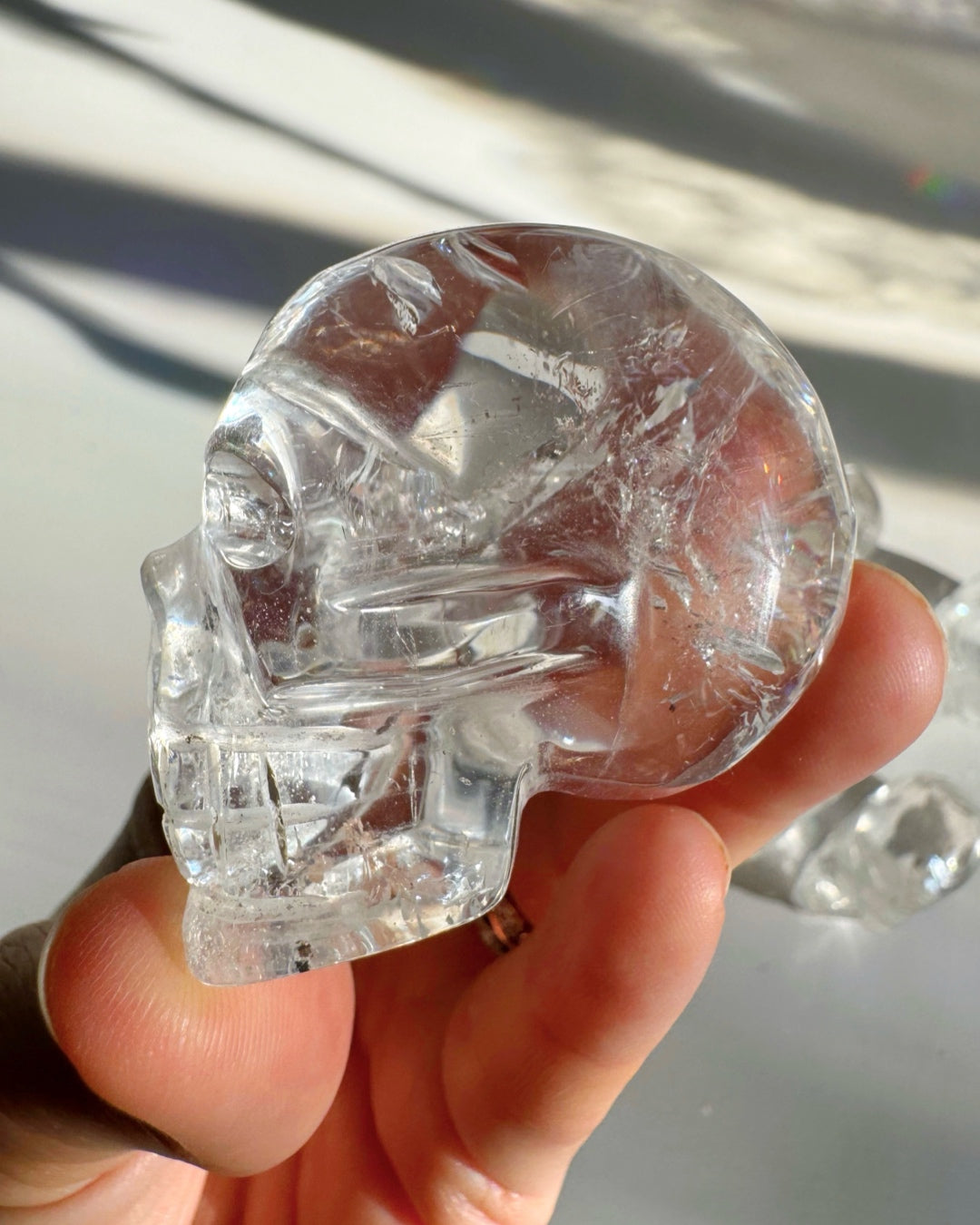 Clear Quartz Skull