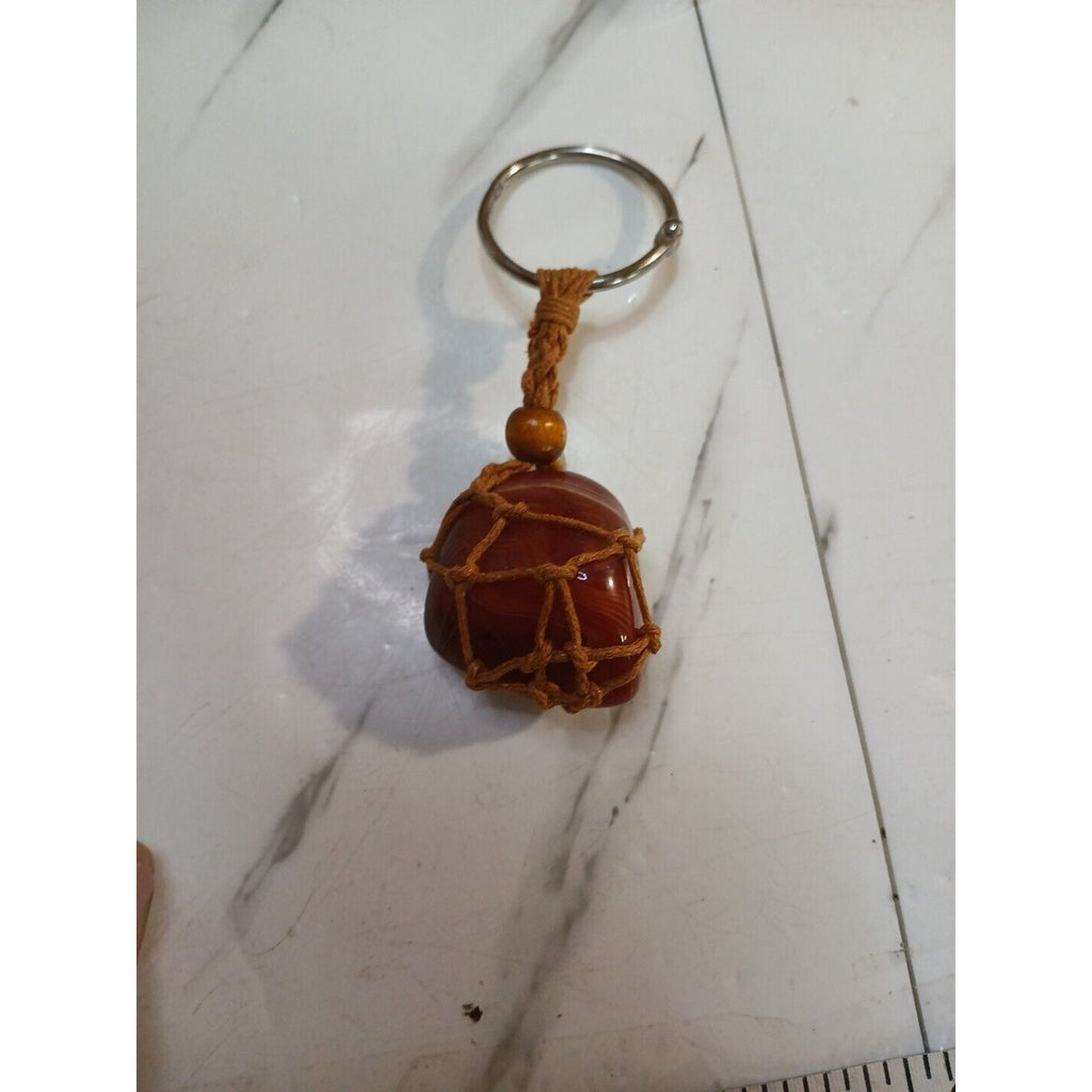 Agate key chain by CrystalCloud Company