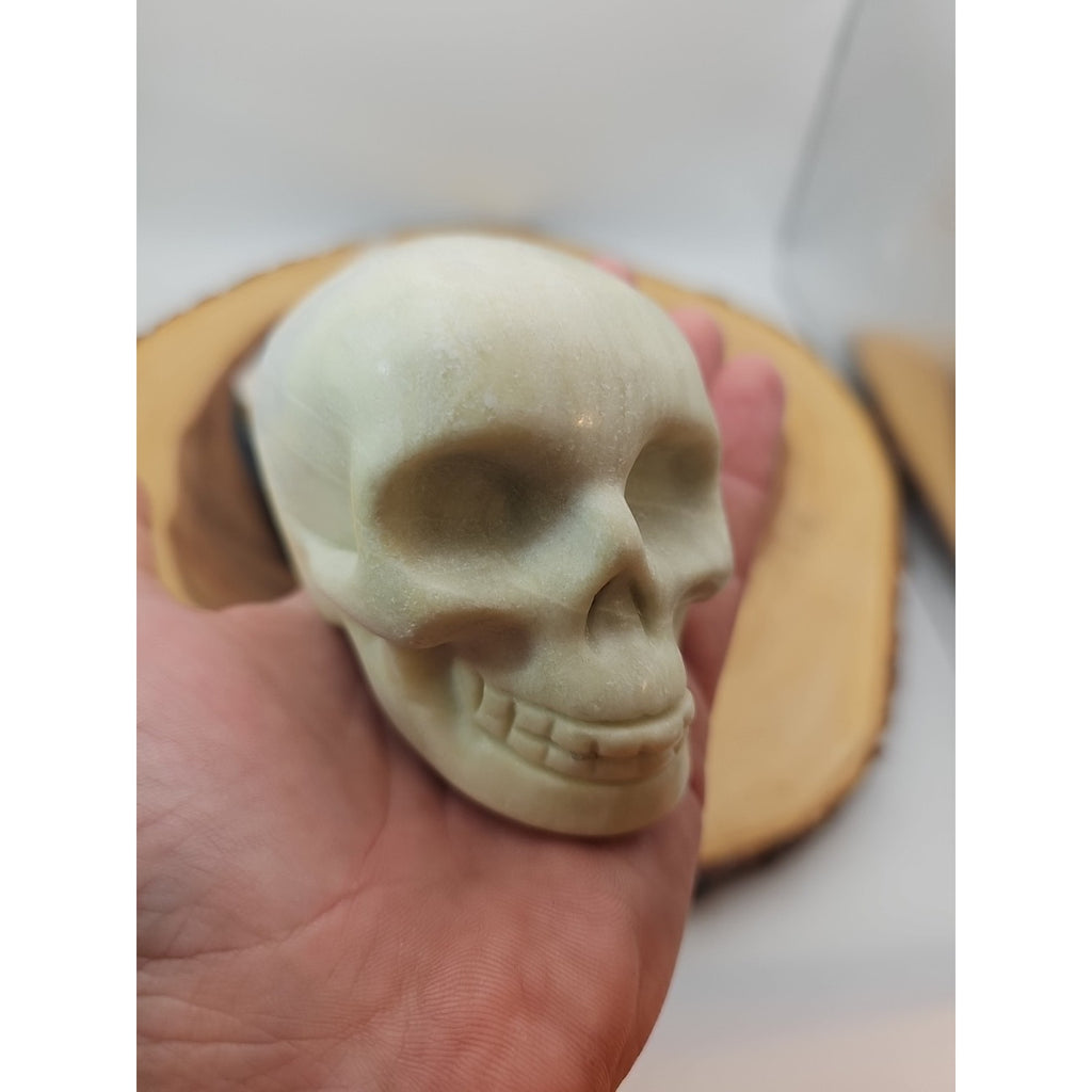1.14lb Natural Jasper Calcite Skulls Crystal Carving Mixed Stones Healing by CrystalCloud Company