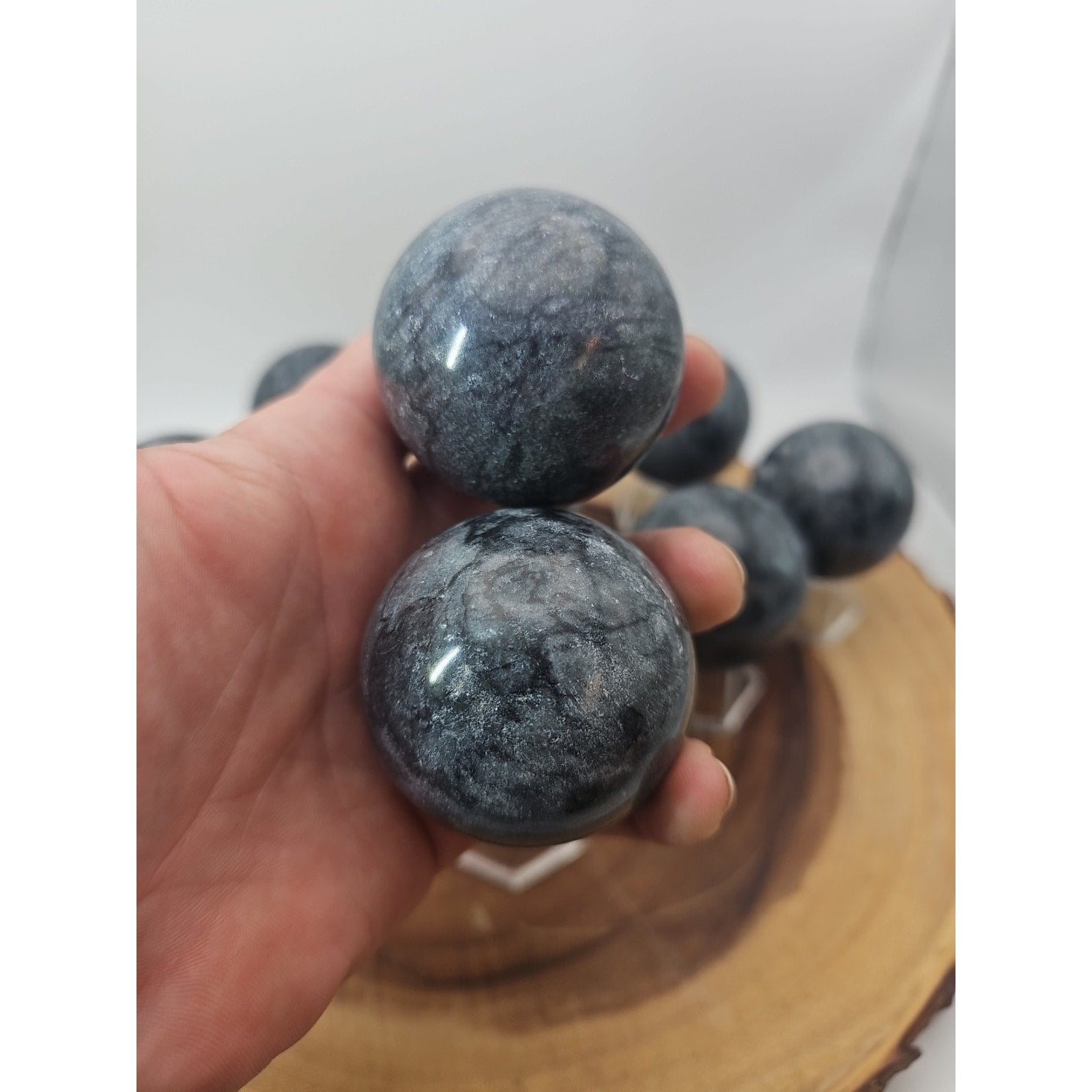 Quartz Crystal Sphere 50mm 1 Each by CrystalCloud Company