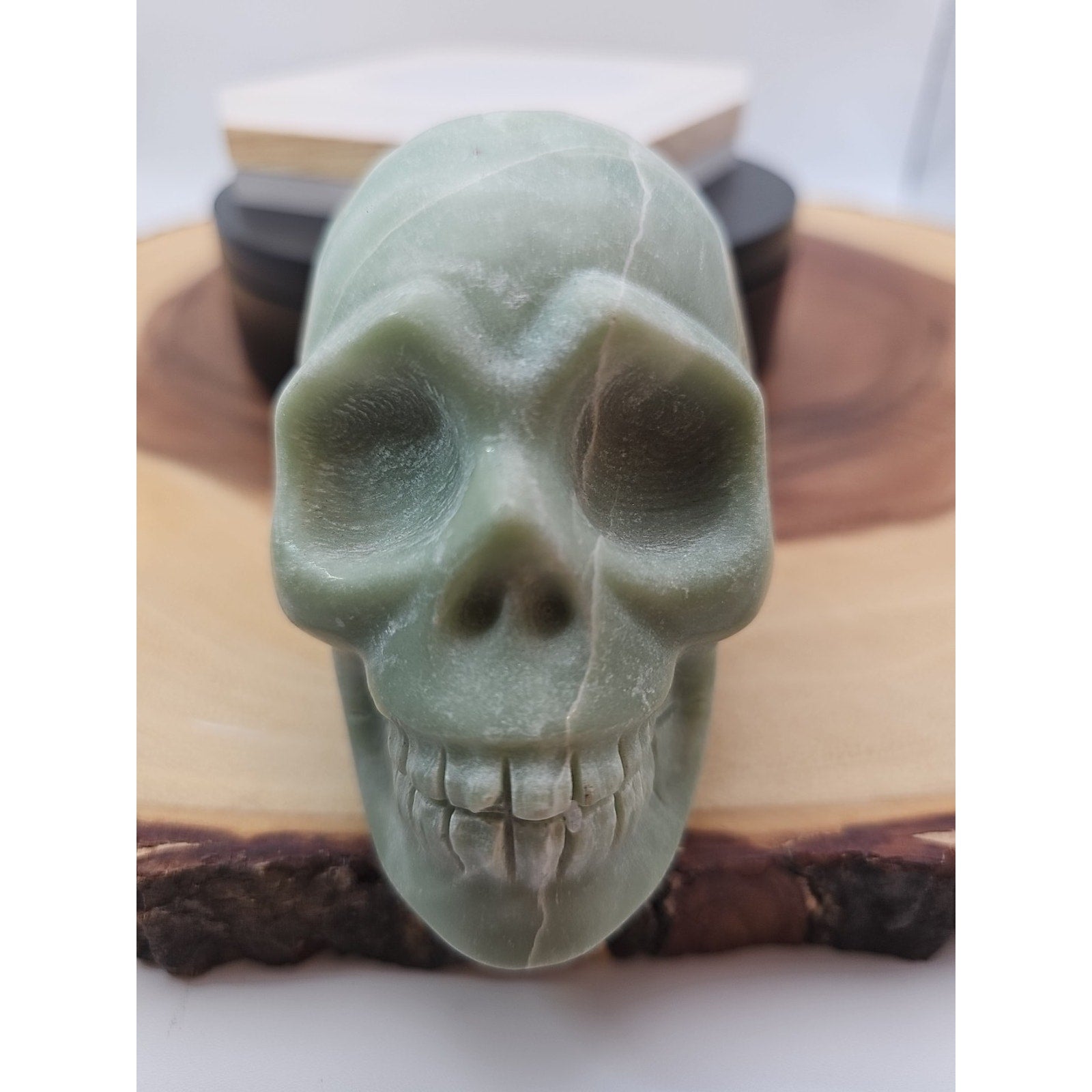 Natural Jasper Calcite Skulls Crystal Carving Mixed Stones Healing .89lbs by CrystalCloud Company