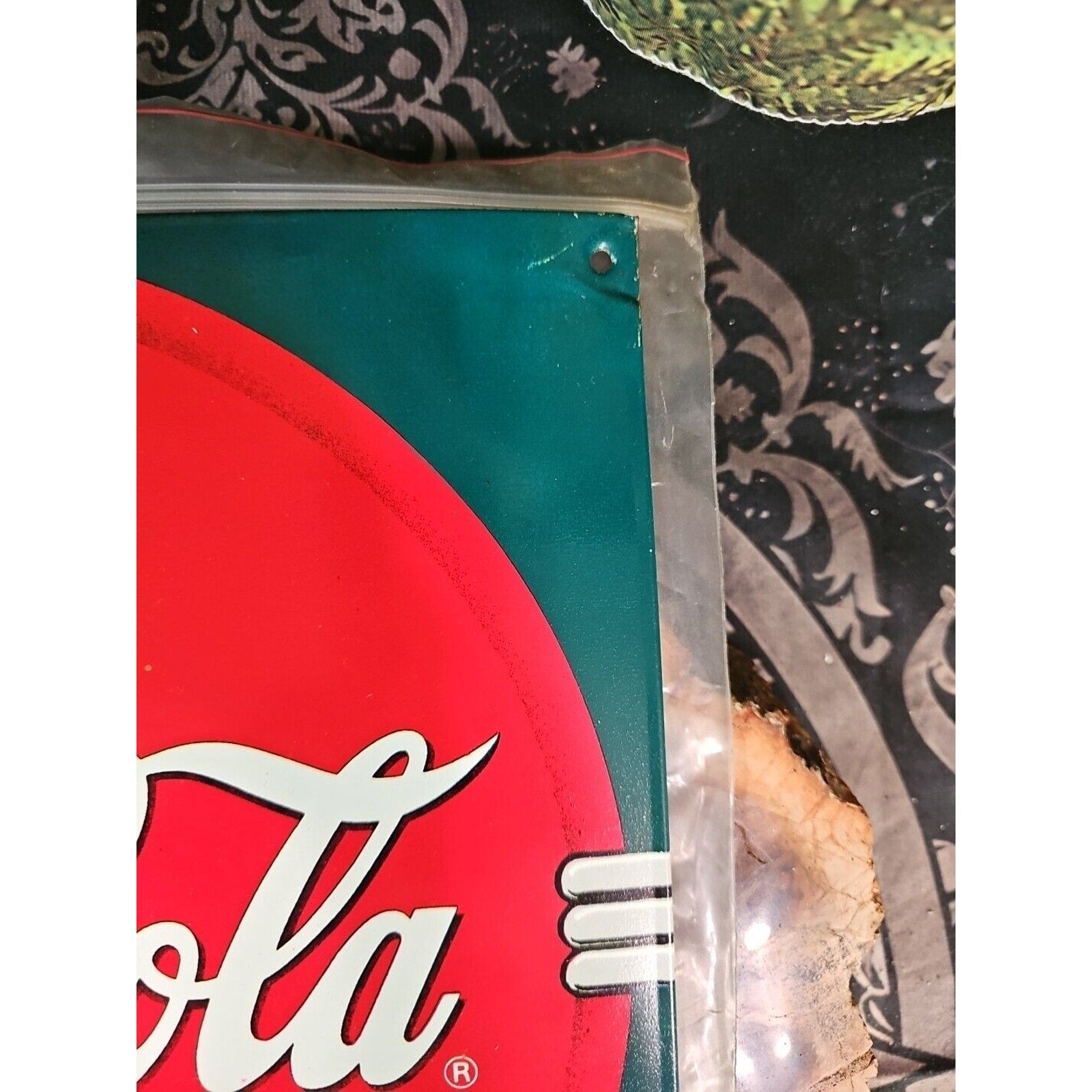 coke sign vintage 1989 by Coca-Cola