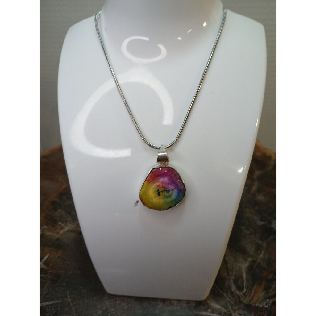 Druzy Necklace by CrystalCloudCompany