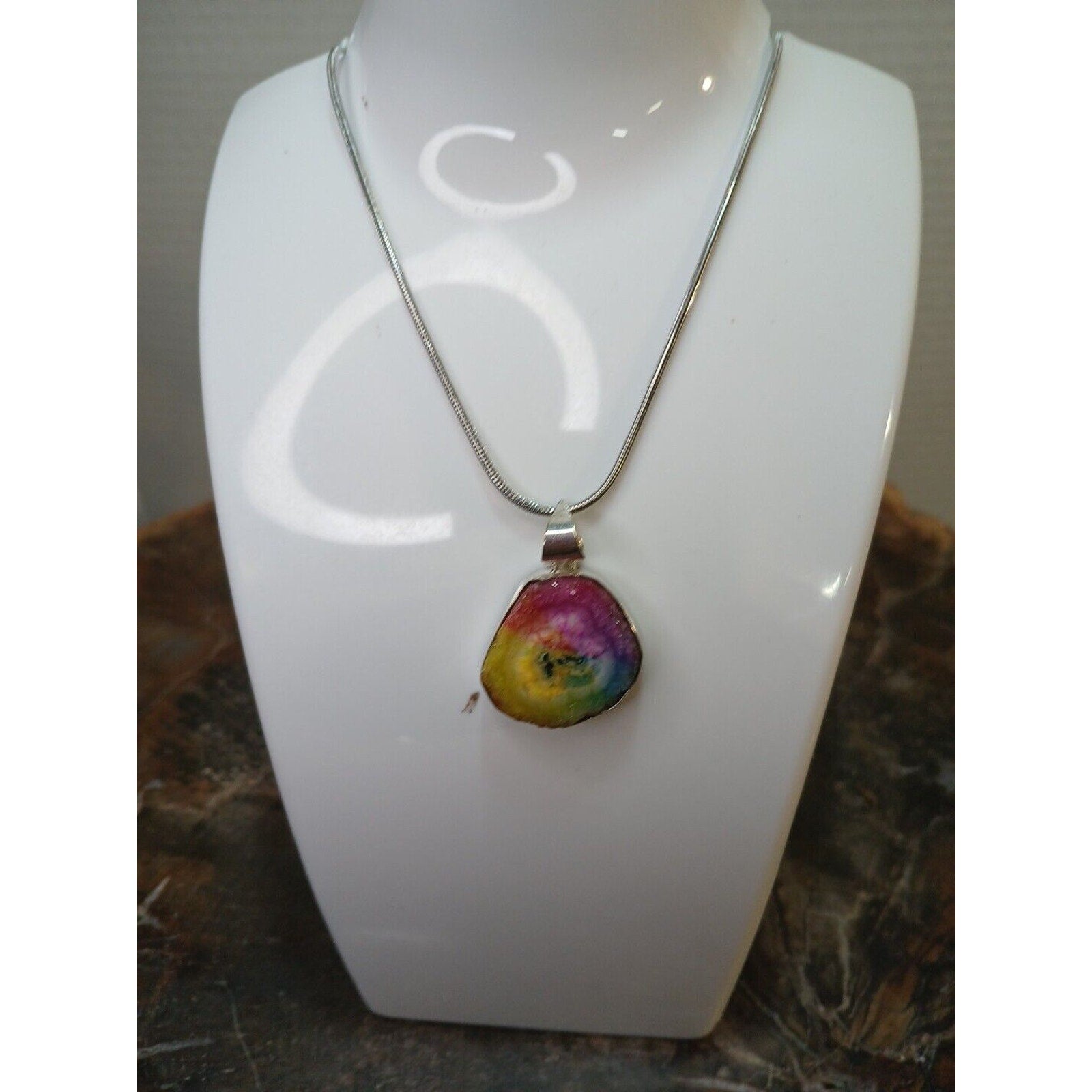 Druzy Necklace by CrystalCloudCompany