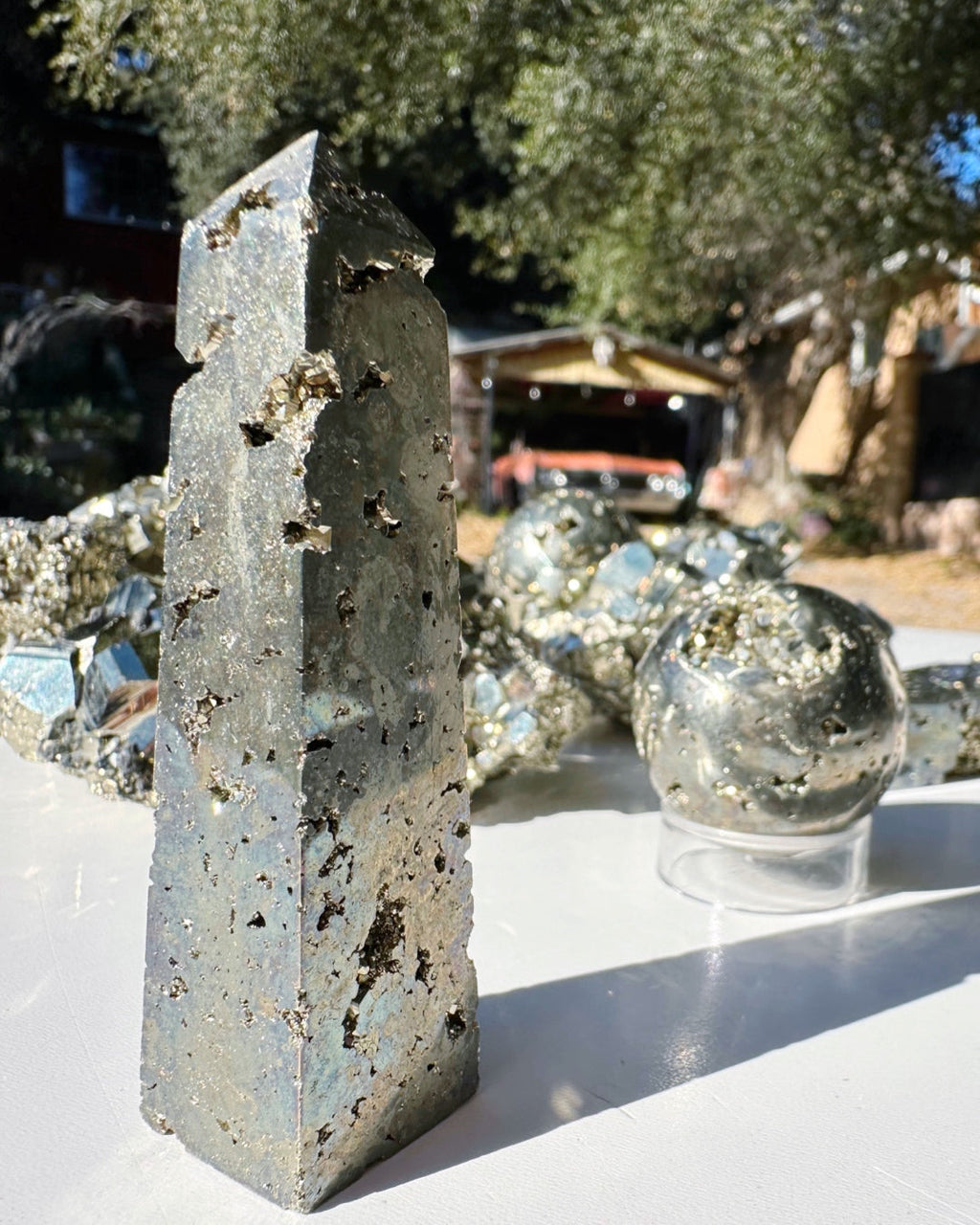 Pyrite Obelisk by Baltic Mermaid