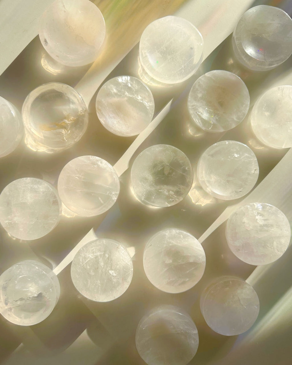 Clear Quartz Sphere Stand/Small Dish by Baltic Mermaid