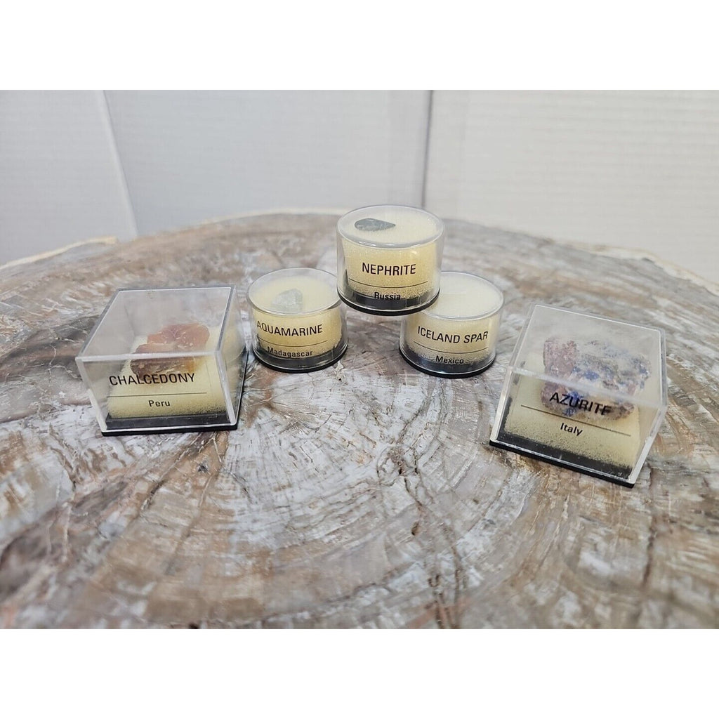 5pcs Micro Mineral Collectibles by CrystalCloud Company