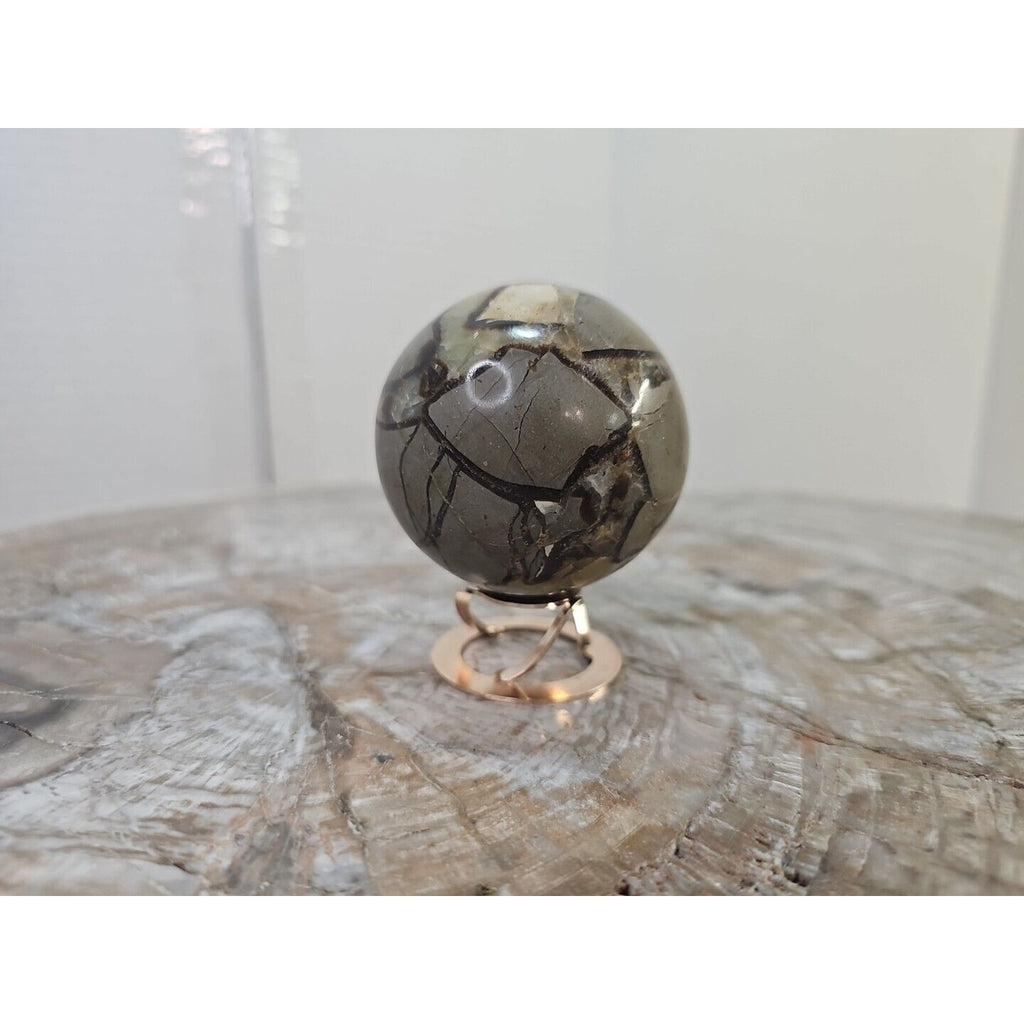 1pcs 241g Natural Septarian Sphere Crystal Healing Energy by CrystalCloud Company
