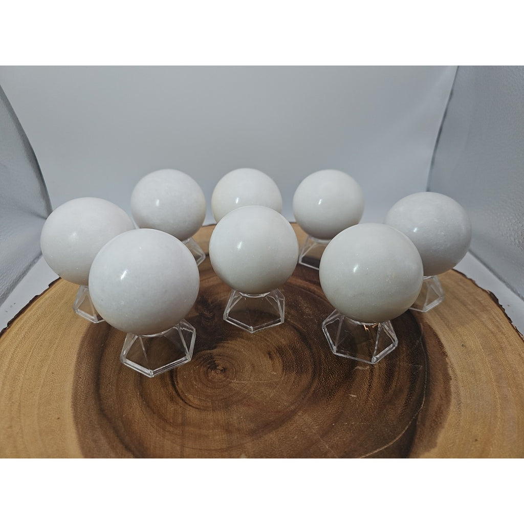 Quartz Crystal Sphere 50mm 1 Each by CrystalCloud Company