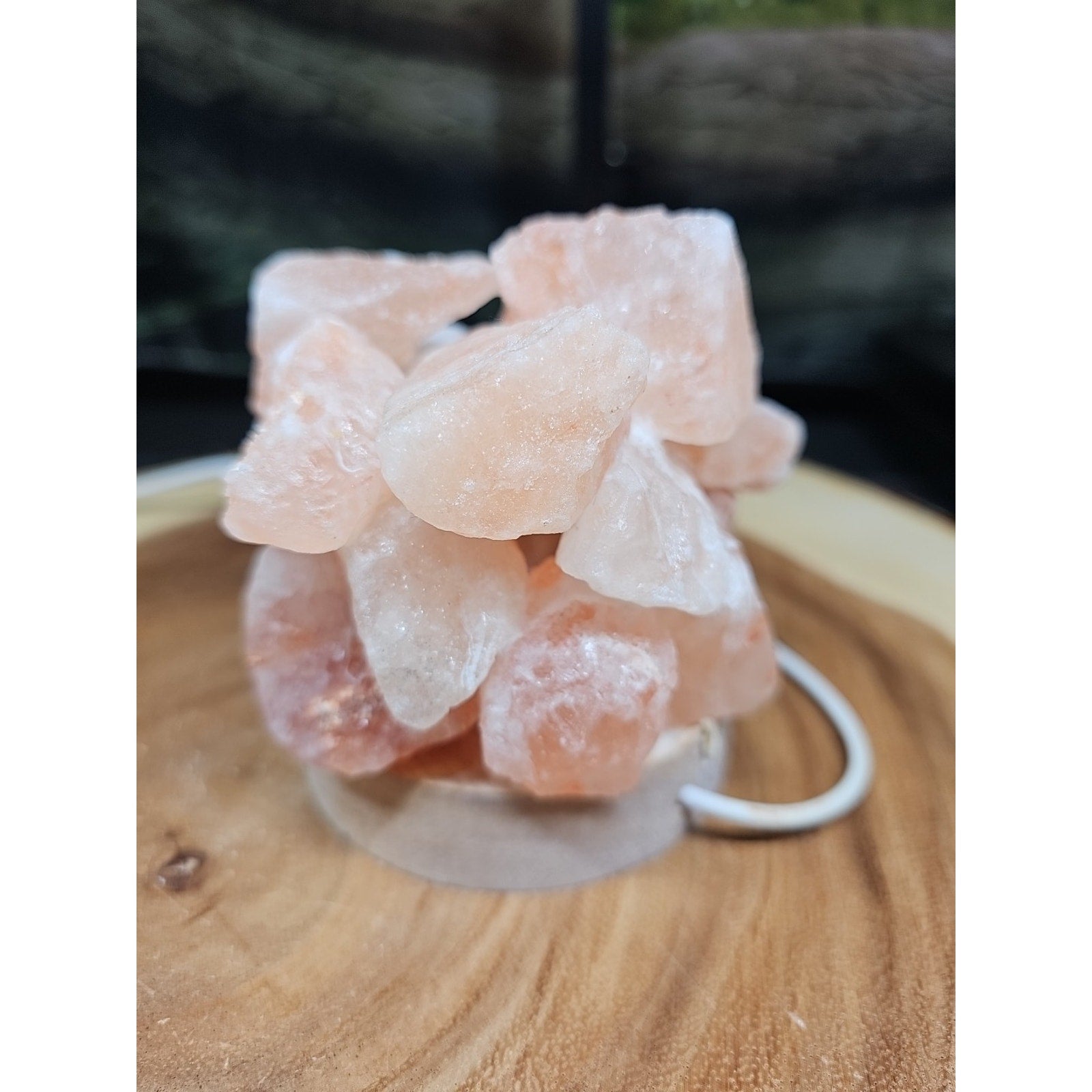 Himalayan sea salt lamp Handmade by CrystalCloud Company