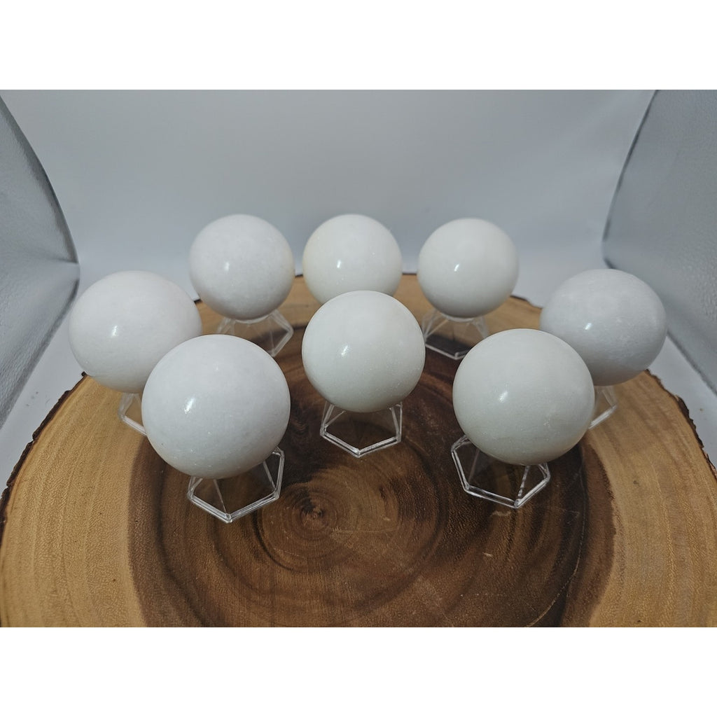 Quartz Crystal Sphere 50mm 1 Each by CrystalCloud Company