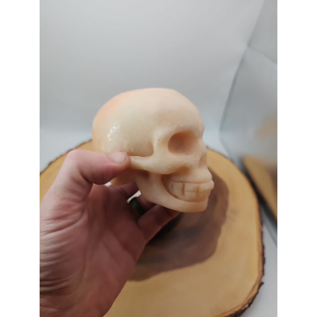 1.56 Natural sunstone Skull Crystal Carving Mixed Stones Healing by CrystalCloud Company