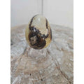 9.0oz Natural Septarian Dragon quartz Crystal egg Mineral Specimen W/Stand by natural