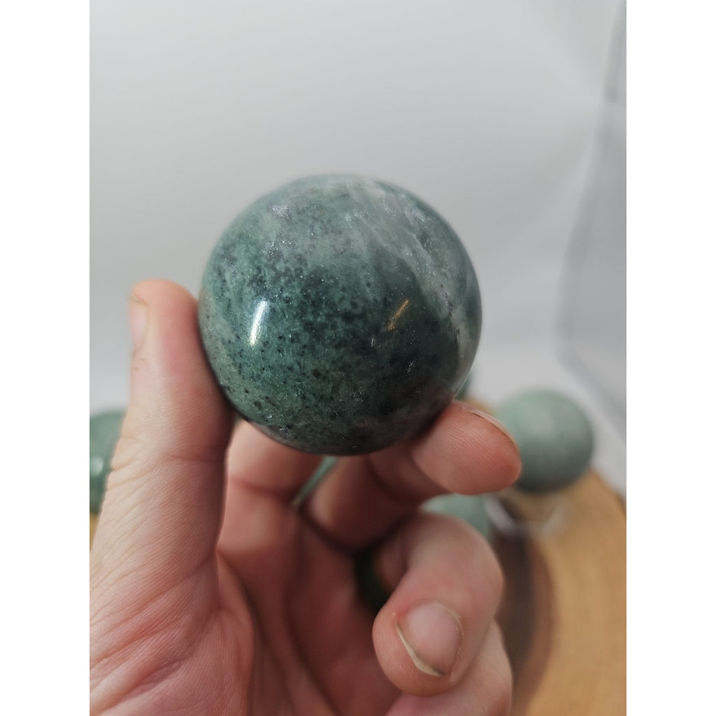 Quartz Crystal Sphere 50mm 1 Each by CrystalCloud Company