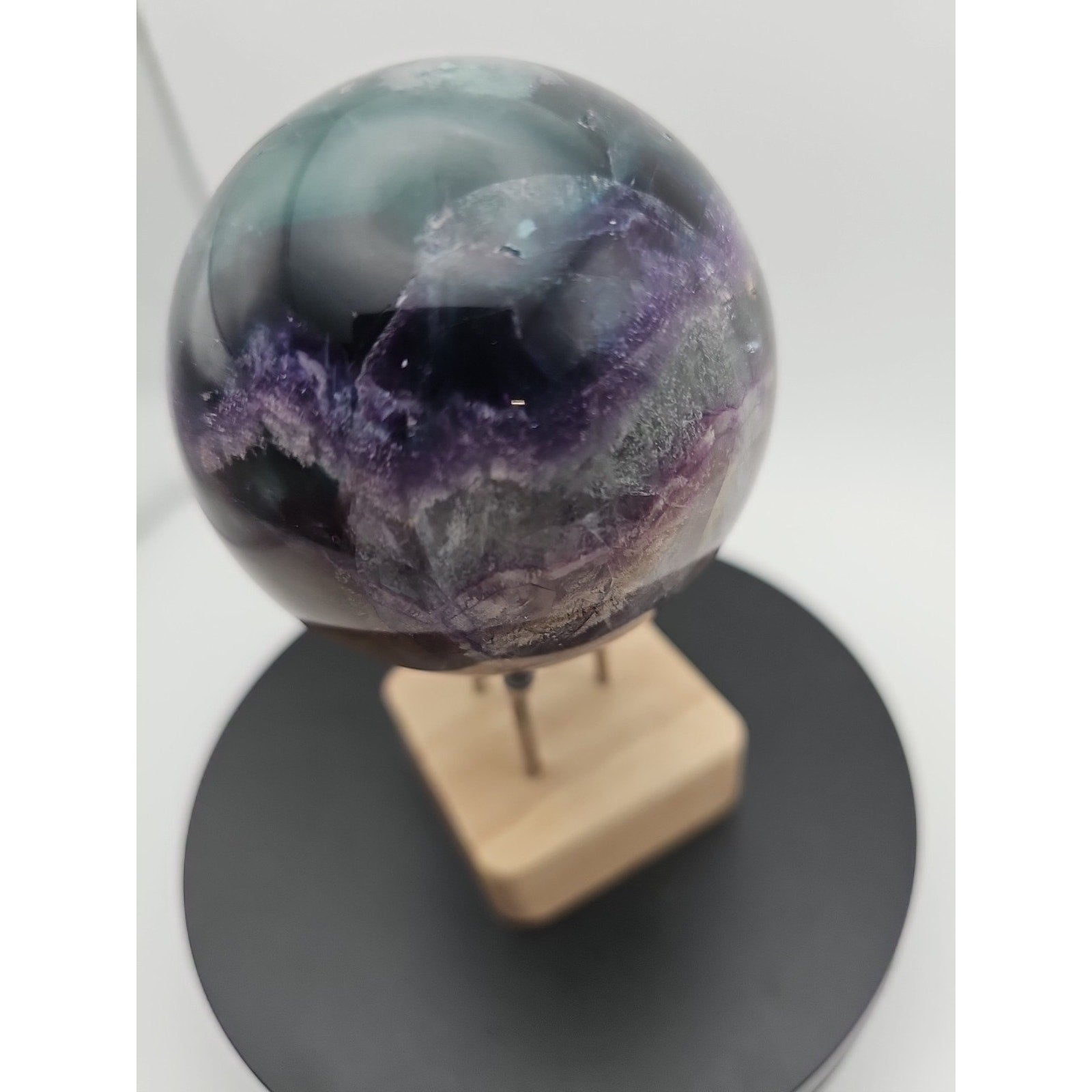 1.5LB Natural Colorful Fluorite Ball Quartz Crystal Energy Sphere crystal by CrystalCloud Company