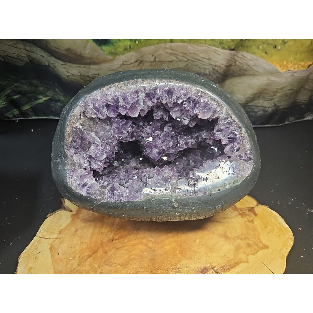 21.7LB Natural Amethyst geode quartz cluster crystal mineral specimen healing by CrystalCloud Company