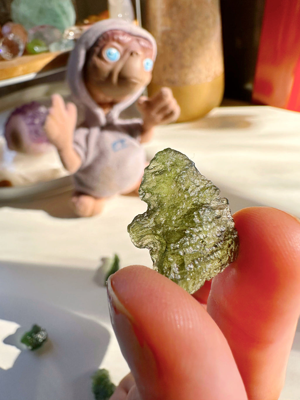 Chlum Moldavite #6 - AA