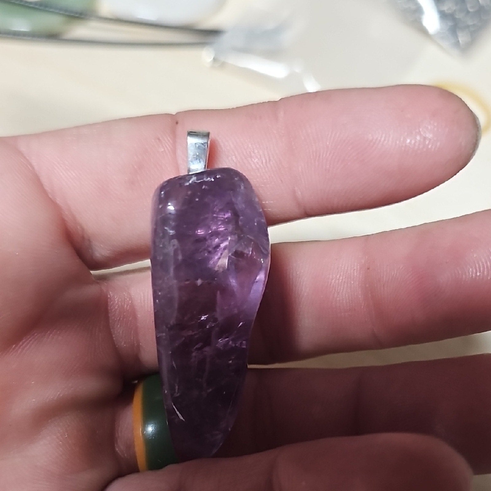 Purple Amethyst Pendant by CrystalCloud Company