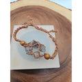 Ghost Crystal Bracelet with Hemp Rope — Bohemian Natural Crystal Bangle | CrystalCloud Company by CrystalCloud Company