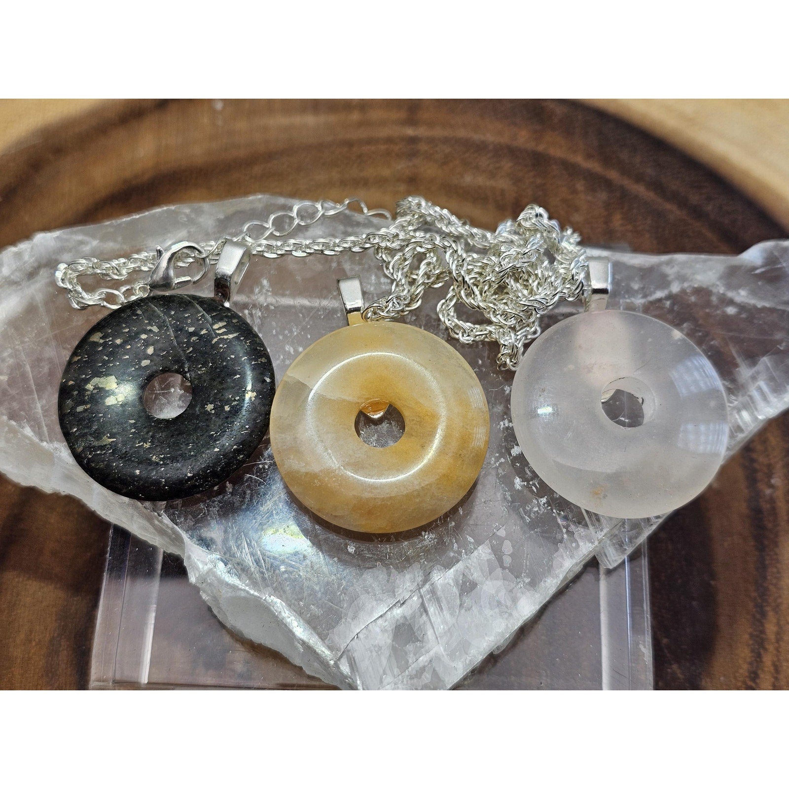 3 Ocean Jasper Pendants 1 set by CrystalCloud Company