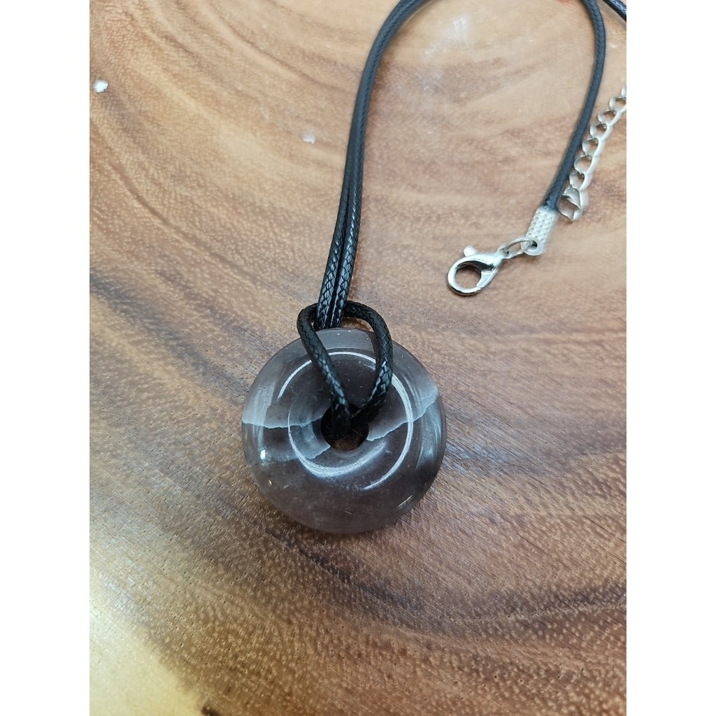 Lucky Pendant 16in Cord Necklace by CrystalCloud Company