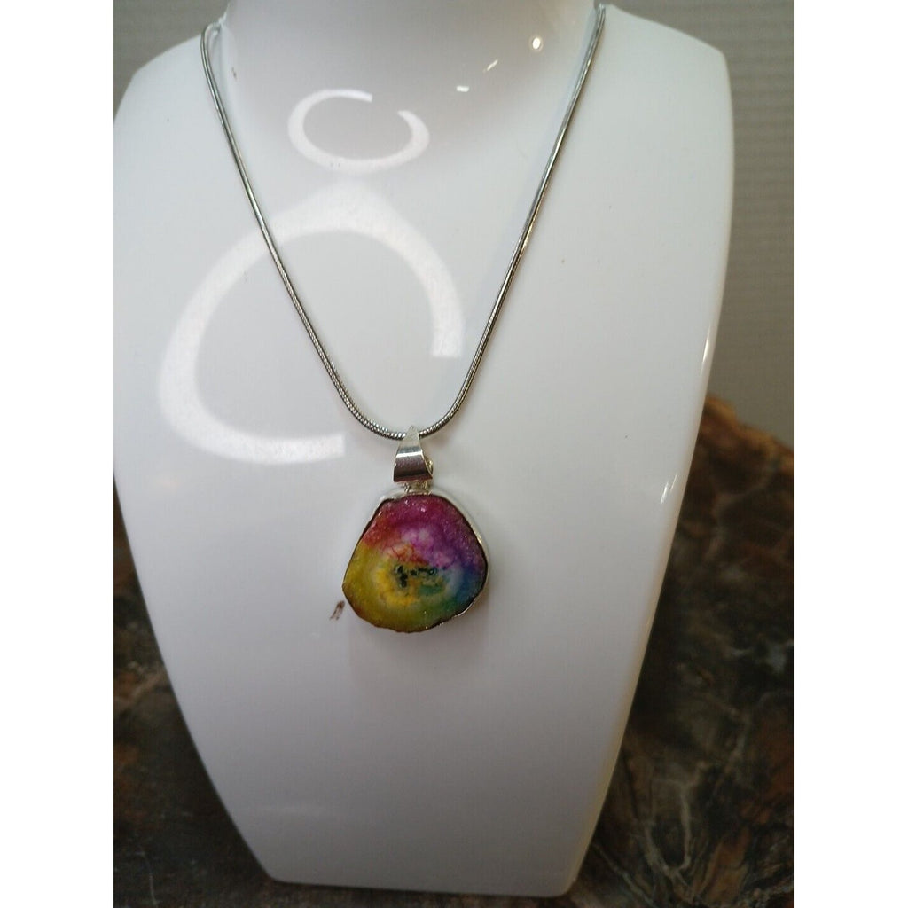 Druzy Necklace by CrystalCloudCompany