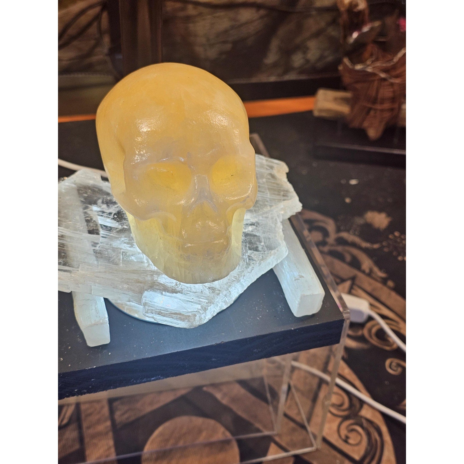Skull Statement Piece by CrystalCloud Company