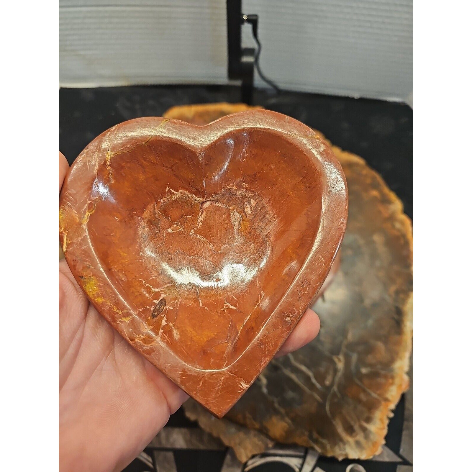 Rhodonite Crystal Bowl — ~0.65 lbs, Polished Tumbled Stone | CrystalCloud Company by CrystalCloud Company