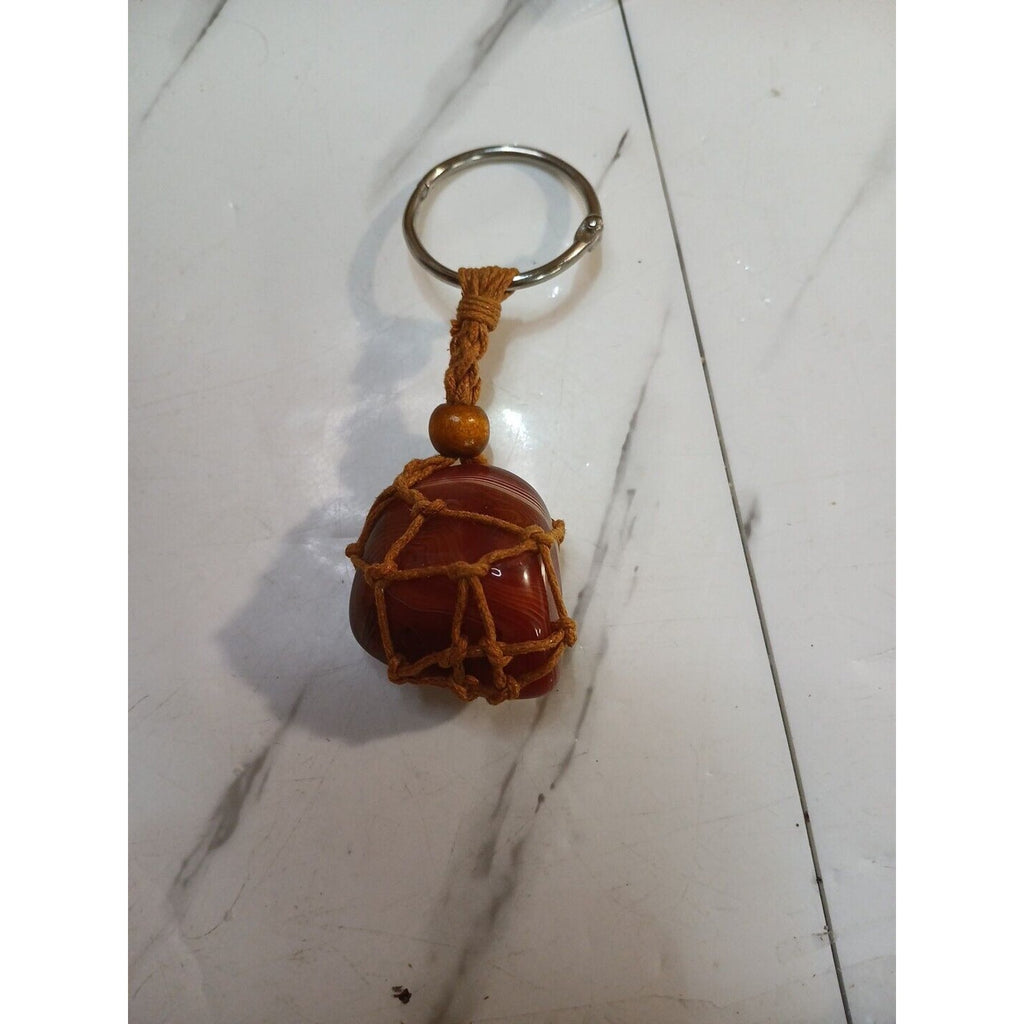 Agate key chain by CrystalCloud Company