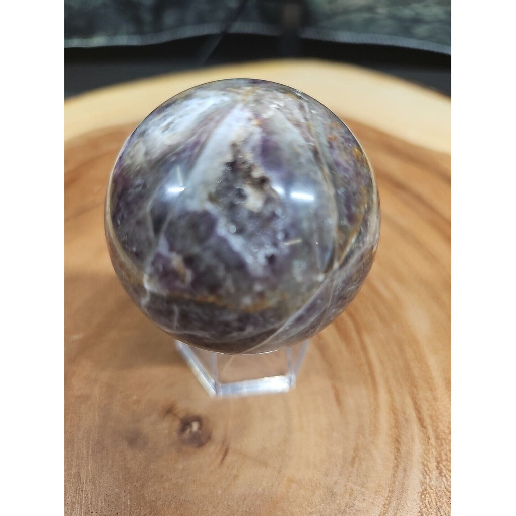 Chevron Amethyst. .66lbs 56mm. W/Stand by CrystalCloud Company