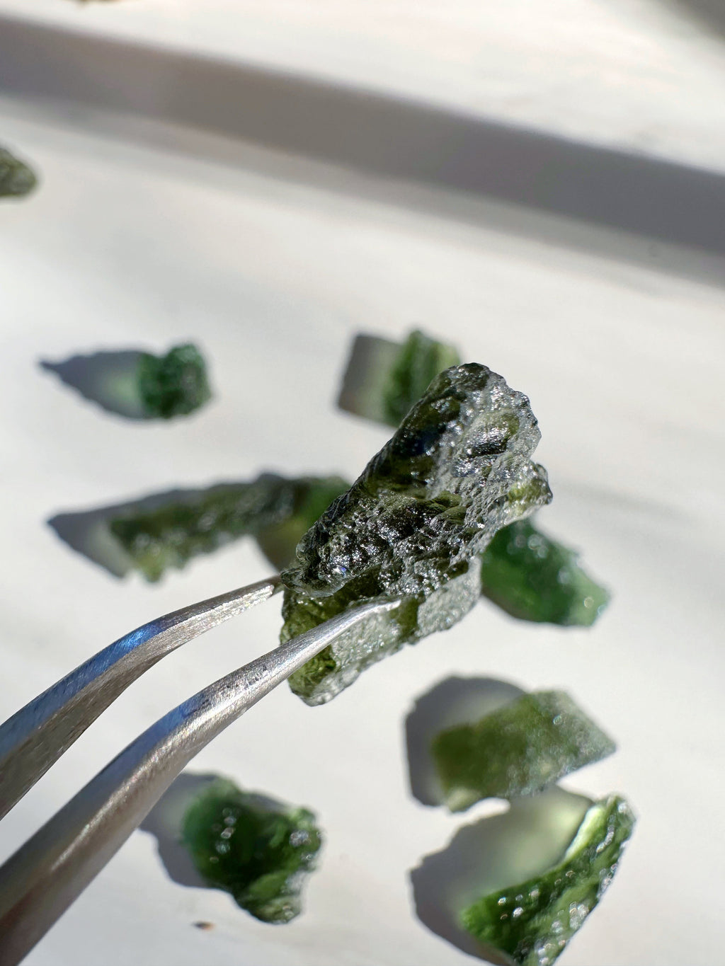 Chlum Moldavite #6 - AA