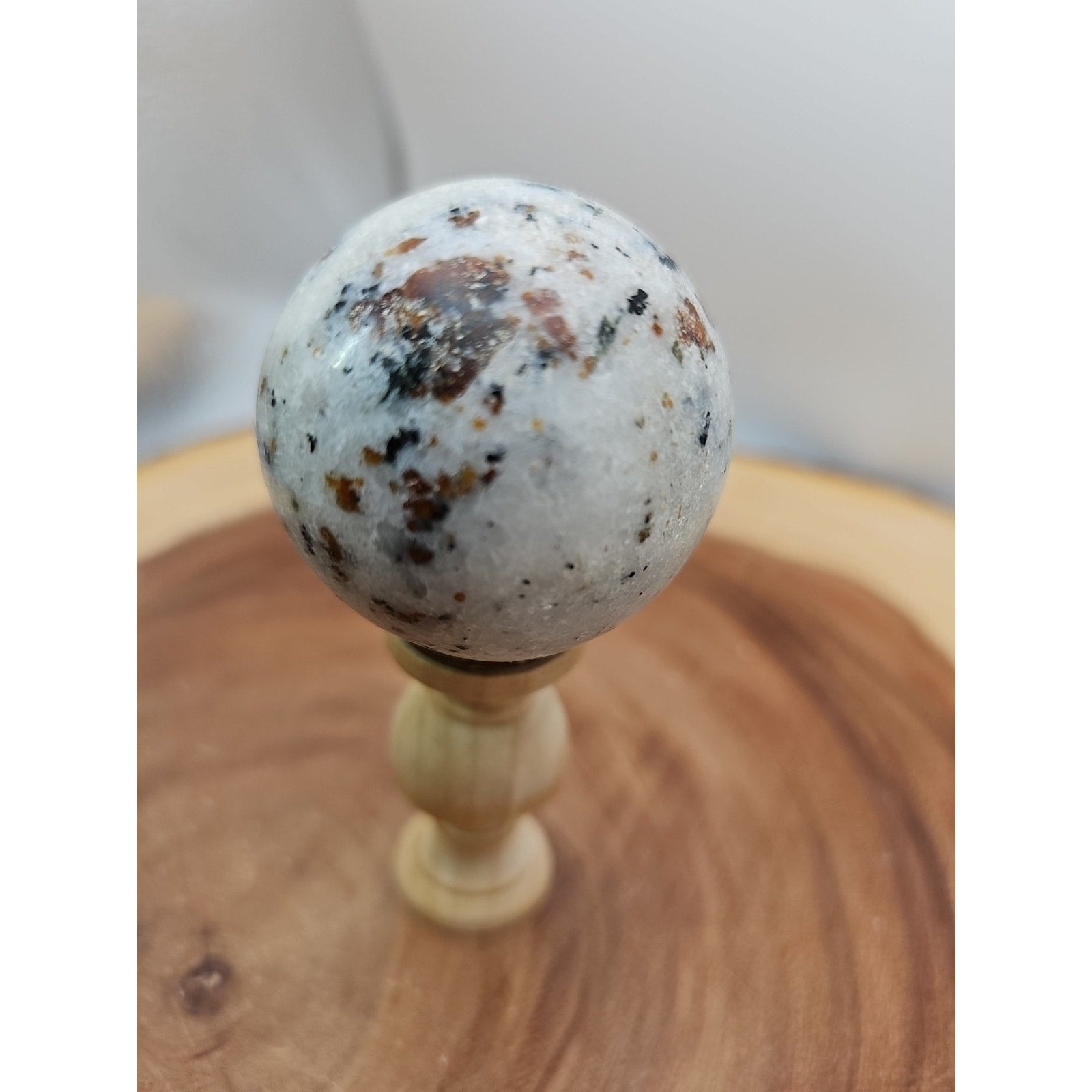 Ocean Jasper Sphere W/Stand 204g by CrystalCloud Company