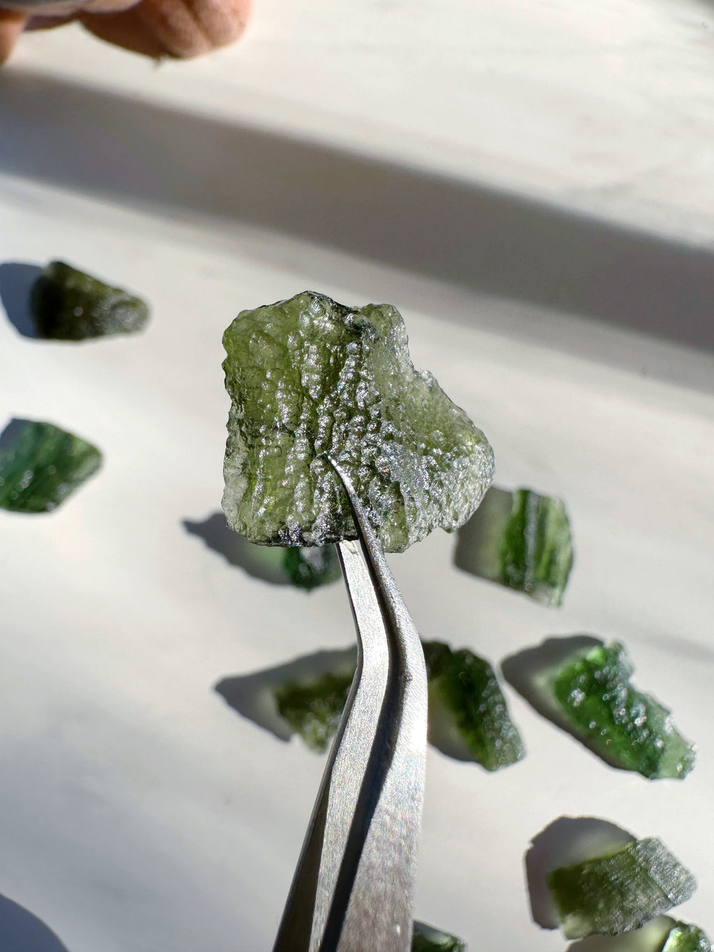 Chlum Moldavite #6 - AA