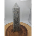 3.81LB 1Pcs Natural Gray Crazy Lace Jasper Crystal Point Tower Healing by CrystalCloud Company