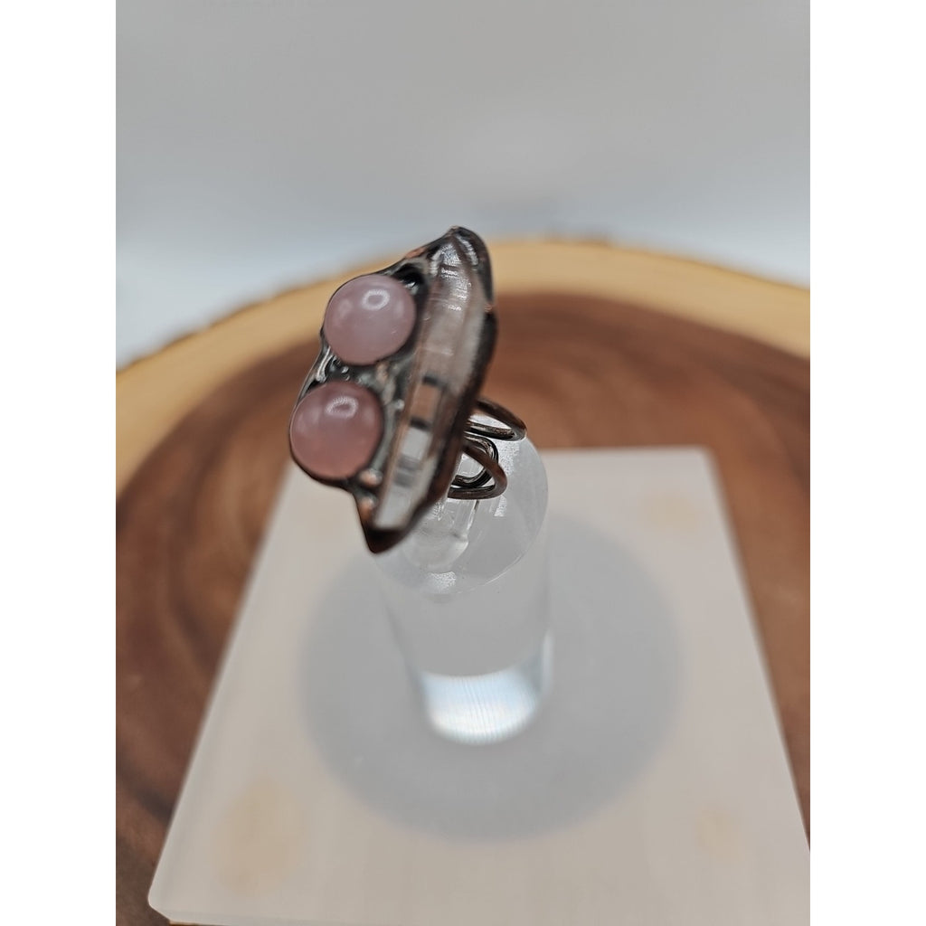 Adjustable Quartz Crystal Ring by CrystalCloud Company