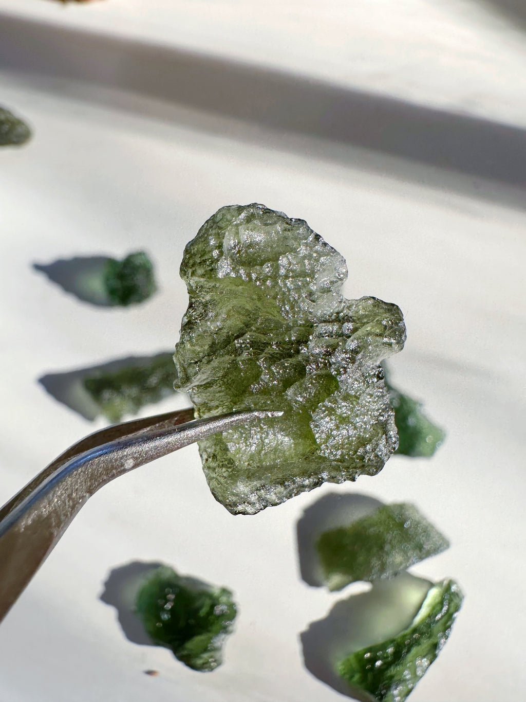 Chlum Moldavite #6 - AA