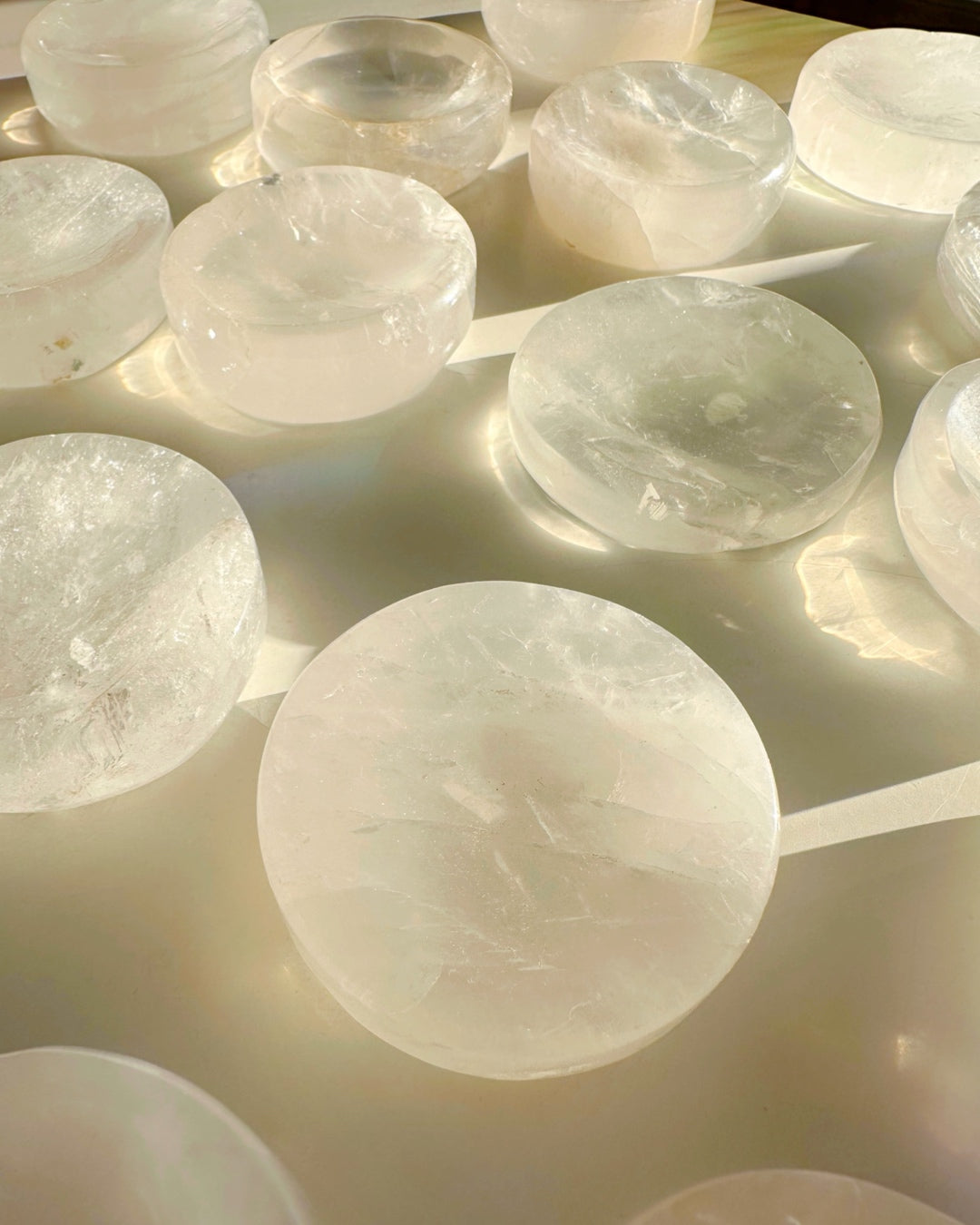 Clear Quartz Sphere Stand/Small Dish by Baltic Mermaid