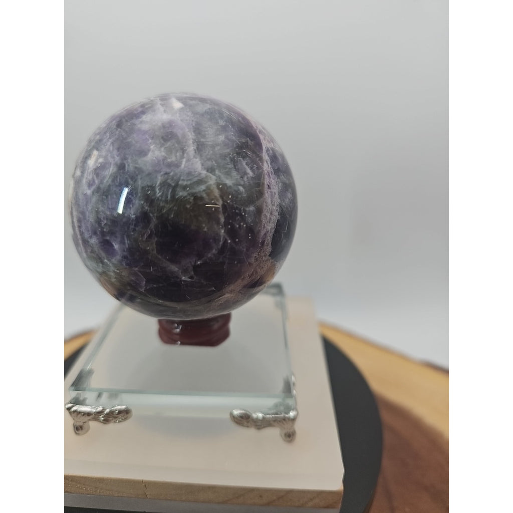 Madagascar Amethyst Crystal Sphere — 373g, 61mm, Collector's Piece | CrystalCloud Company by CrystalCloud Company