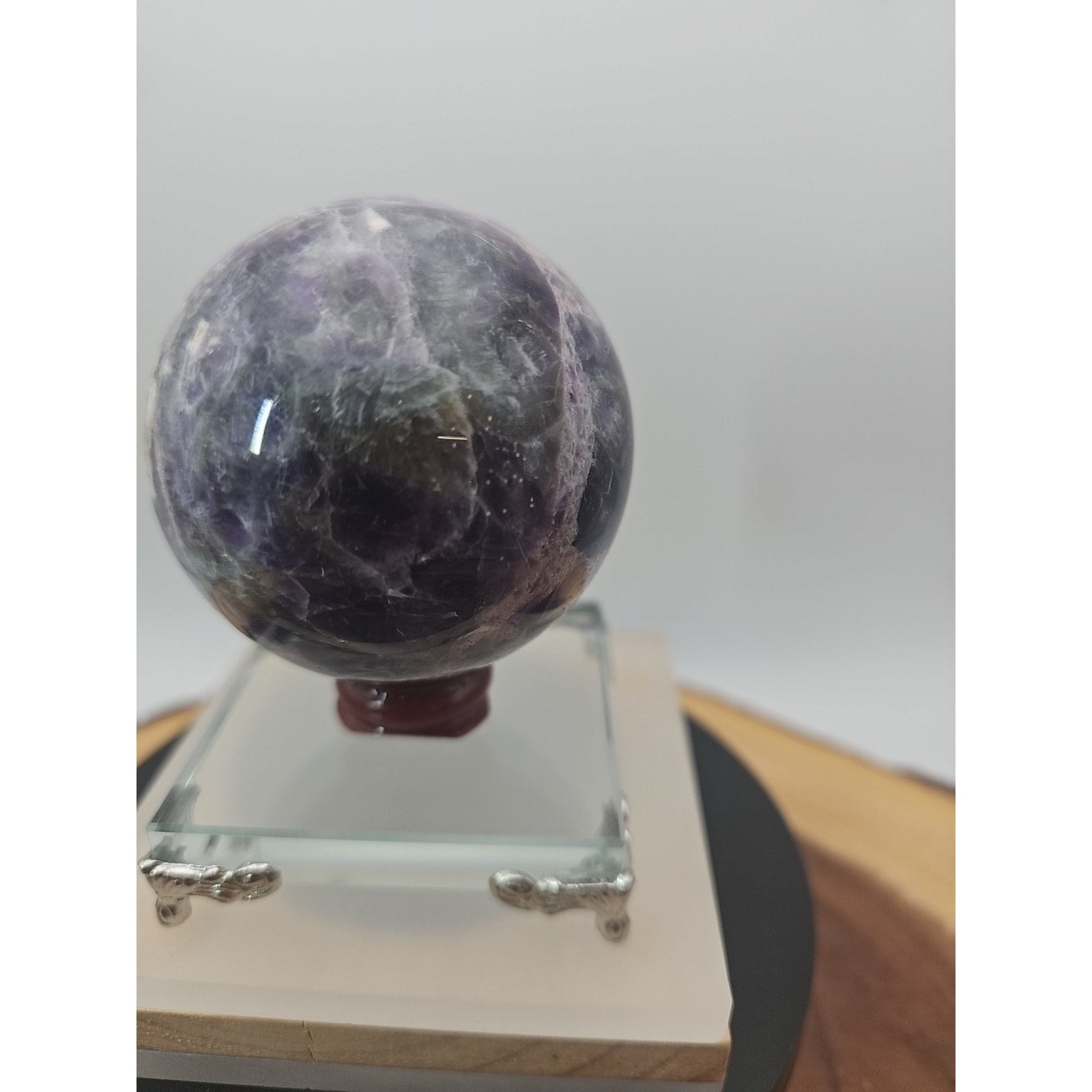 Madagascar Amethyst Crystal Sphere — 373g, 61mm, Collector's Piece | CrystalCloud Company by CrystalCloud Company